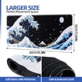 thumbnail image 2 of Gaming Mouse Pad,Mouse Pad 31.5x11.8inch Large Extended Computer Mouse Mat Keyboard Full Desk Mousepad for Gaming, Office, Wave of Kanagawa, 2 of 6