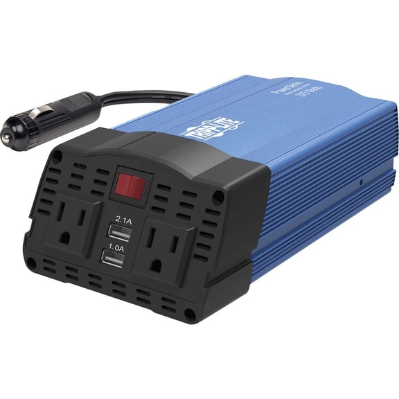 Tripp Lite Pv375usb 375-watt-continuous Powerverter Ultracompact Car Inverter With Usb & Battery Cables