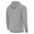 thumbnail image 3 of Men's Antigua Heather Gray Michigan Wolverines Big & Tall Victory Pullover Hoodie, 3 of 3