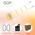 thumbnail image 2 of ISOP Rope Ladder Fire Escape Use | Emergency Exit Ladder 8/13/16/25/32 ft | Retractable Safety Rope Ladders with Carabiners – Lightweight & Compact | Multi Function | Reusable, 2 of 9