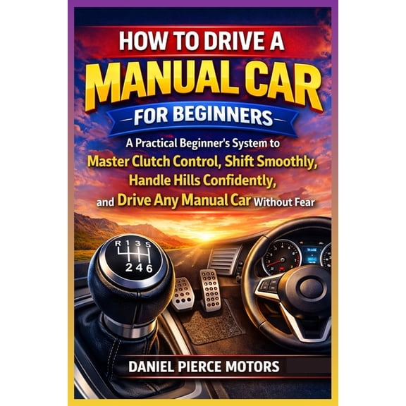 How to Drive a Manual Car for Beginners: A Practical Beginner's System to Master Clutch Control, Shift Smoothly, Handle , (Paperback)