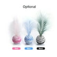 thumbnail image 3 of Mistaha Cat Ball Toy with Feather Interactive Cat Toys Throwing Colorful EVA Balls for Kittens, 3 of 8