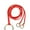 Red, variant on INSPIRE CHIC Women PU Leather Skinny Rope Belt Round Ring Endings Self Tie Waistband Thin Waist Strap Silver