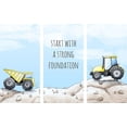 thumbnail image 2 of SD Graphics Studio 18x13 White Modern Wood Framed Museum Art Print Titled - Strong Foundation, 2 of 4