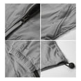 thumbnail image 4 of GrmtClth Rash Guard for Men Zip Up Long Sleeve Uv Sun Hoodie Full Zip Lightweight Fishing Athletic Jackets Workout Golf Jacket with Pockets Gray L, 4 of 5