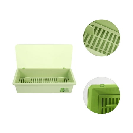 

Raindrops Chopsticks Holder with Drain Holes for Sanitary Drying Made of Bamboo Fiber PP ABS