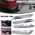 thumbnail image 2 of 4Pcs/Set Car Front+Rear Bumper Strip Cover Trim Chrome Decoration for Citroen C5 2009 2010 2011 2012, 2 of 5