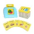 thumbnail image 1 of Ounissouiy Máquina portátil de tarjetas de aprendizaje temprano, tarjetas Flash parlantes educativas e intuitivas, eficientes Juguetes Educativos azul, 1 of 6