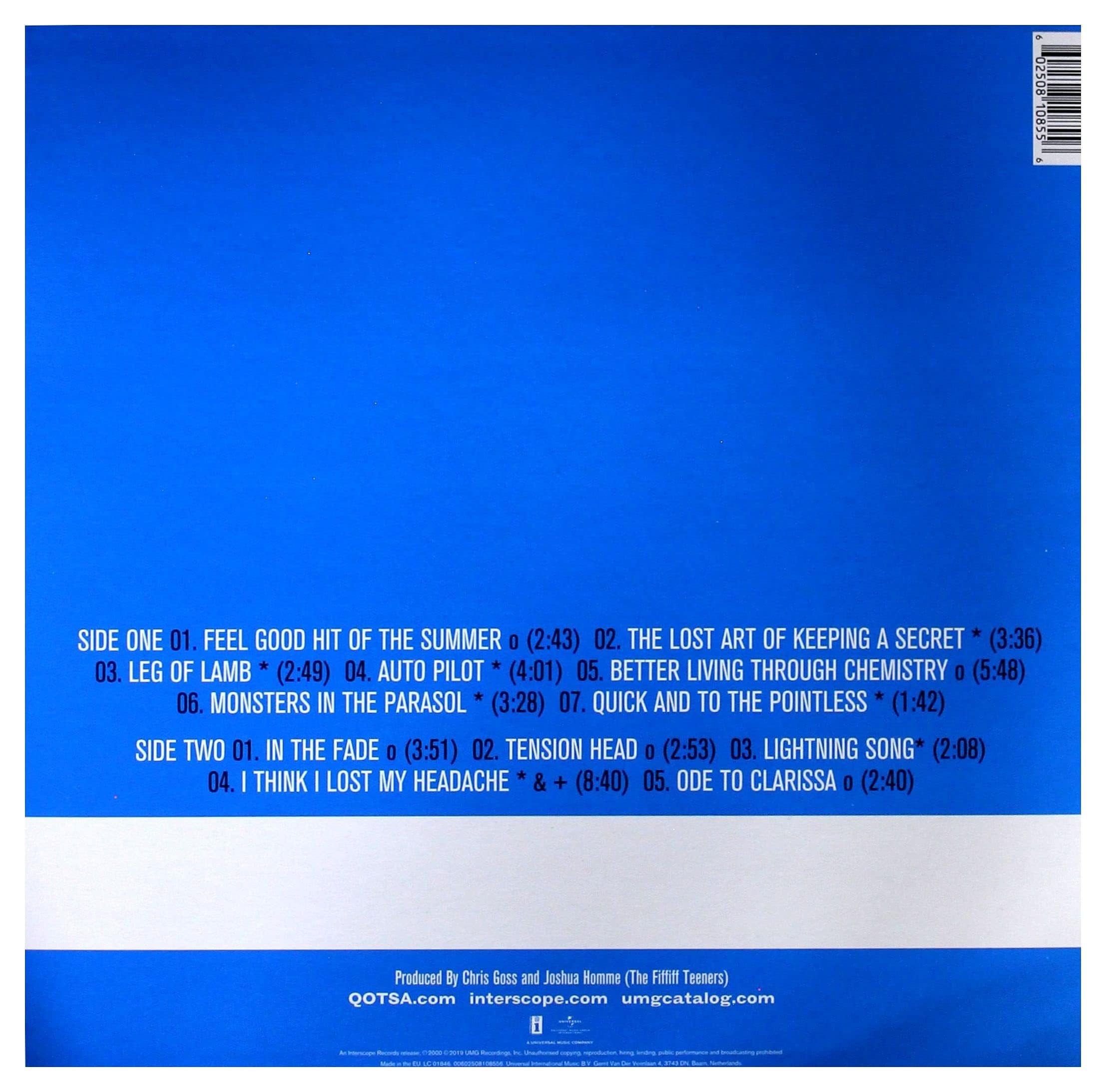 米LP Queens Of The Stone Age R B003091501 Interscope Records,  /00260 Queens Of The Stone Age - Songs For The Deaf Vinyl 2LP
