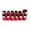 Red, variant on Pink 12 Pcs Stainless Steel Vegetable Fruit Cutter Set PP Handle Cookie Mold Bento Decorative Shaping Tool