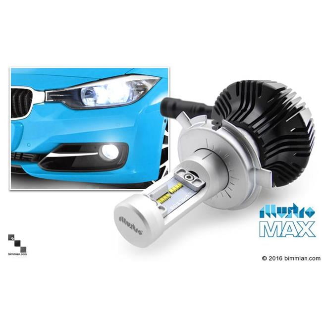 Bimmian Wlm34ayhy Weisslicht Illustro Max Led Headlight Fog Light Bulb Pair Of Headlight Bulbs For 19 1996 4 Bmw 5 Series M5 Walmart Com Walmart Com
