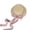Bean paste powder, variant on Straw Boater Hat TeaParty SunHat Bows Straw Hat Ribbon Straw Hat Straw BeachHat