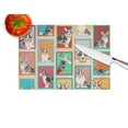 thumbnail image 4 of Lots of Blue Merle Welsh Cardigan Corgi Glass Cutting Board Large 12 in x 15 in, 4 of 5
