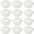 thumbnail image 6 of hulanddfd 12 Pack Seaside Shells-Shaped Ceramic Vase, 6.8"x4.5"x3.5" Modern Decorative Ceramic Vase Desktop Ornaments Flower Arrangement for Living Room TV Cabinet Entrance, 6 of 9