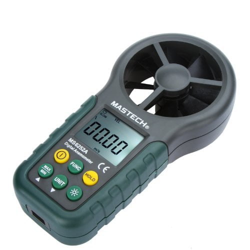 MASTECH MS6252A Portable Digital Anemometer Handheld large screen LCD Electronic Wind... by MASTECH