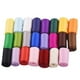 thumbnail image 3 of Injueey 10 unids/set de cinta de grosgrain para manualidades DIY: gran cantidad y variedad de colores fáciles de lavar Artesanía vino rojo, 3 of 6