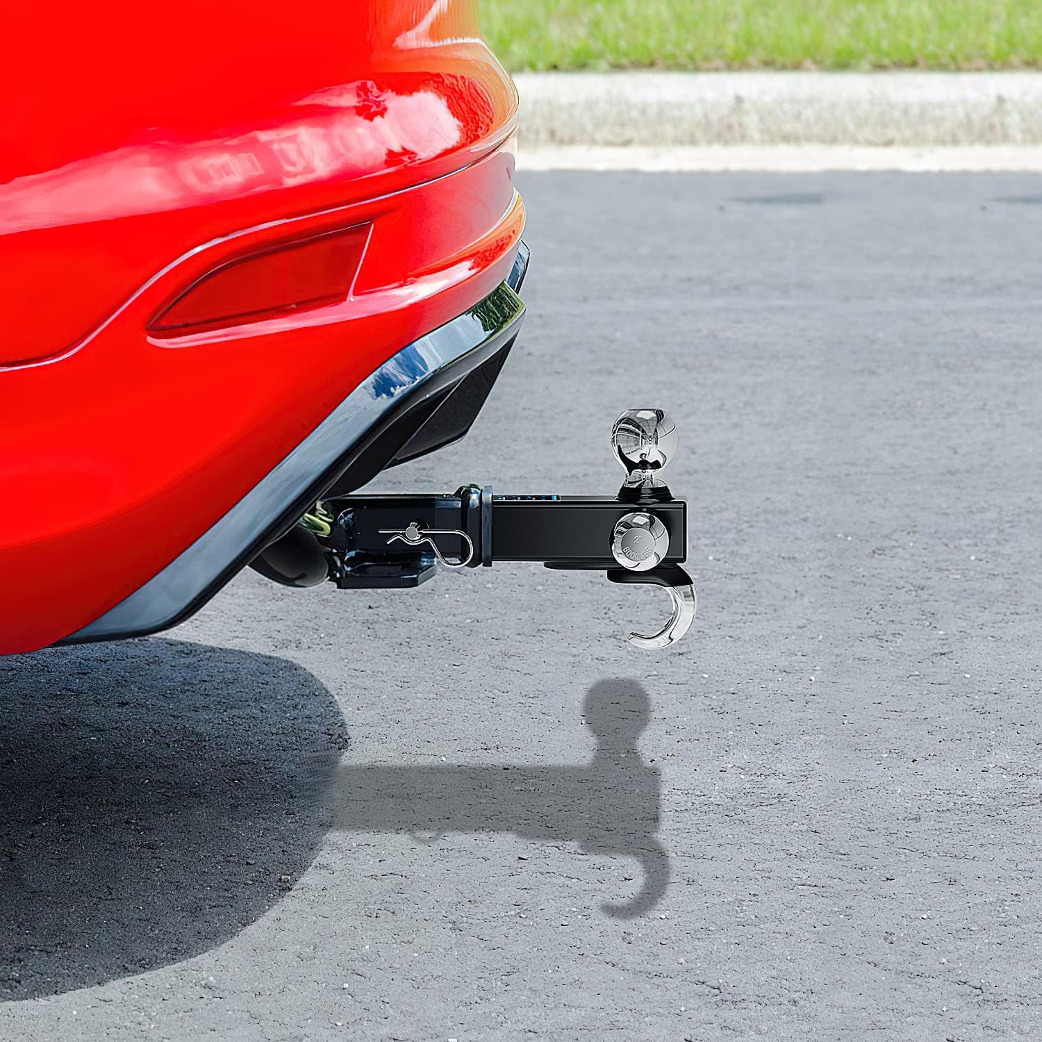 Nilight Shackle Hitch Receiver 2 Inch D Ring Recovery Hitch 45000 LBs Breaking Strength 3/4" Shackle with Trailer Pin Heavy Duty Recovery Towing Kit for Truck Jeep Off Road