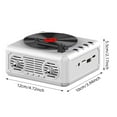thumbnail image 2 of Klonfd Record Player With Retro Aesthetic And Modern FunctionalityPerfect For Music Lovers And Enthusiasts, 2 of 2