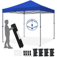 thumbnail image 2 of Yaheetech 8x8ft Pop-up Canopy with with One-Push-To-Lock Setup Mechanism, Blue, 2 of 10