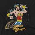 thumbnail image 2 of DC WW Wonder Woman Spinning Women's T Shirt (X-Large) Black, 2 of 6