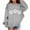 1#Grey, variant on Byoo Toddler Girls Hoodie Flower Printed Hooded Sweatshirt Kids Casual Fall Pullover Top
