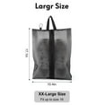 thumbnail image 3 of 2 Pack Shoe Bags for Travel, Sneaker Bags, Waterproof Travel Shoe Bags with Zipper for Packing, Golf Shoe Dust Bags for Man and Women, X-Large, Black, 3 of 7