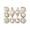 White, variant on Yooshoverk 10 Pack Vintage Irregular Christmas Ornament Balls, Hanging Bauble Pendants For Christmas Tree Party Scene Decoration White 13.18 X 10.03 X 3.14 In