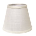 thumbnail image 4 of 12" White Empire Hardback Slanted Linen Lampshade WF, 4 of 4