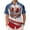 AMERICA 250 YEARS, variant on 4th Of July Hawaiian Shirts for Men 250 Years Eagle Fashion Short Sleeve American Flag Shirts for Travel