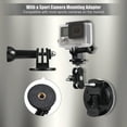 thumbnail image 3 of Powerful Suction Cup Mount Bracket Camera Car Mount Dual Ball Heads 360° Rotatable 450g Load, 3 of 7