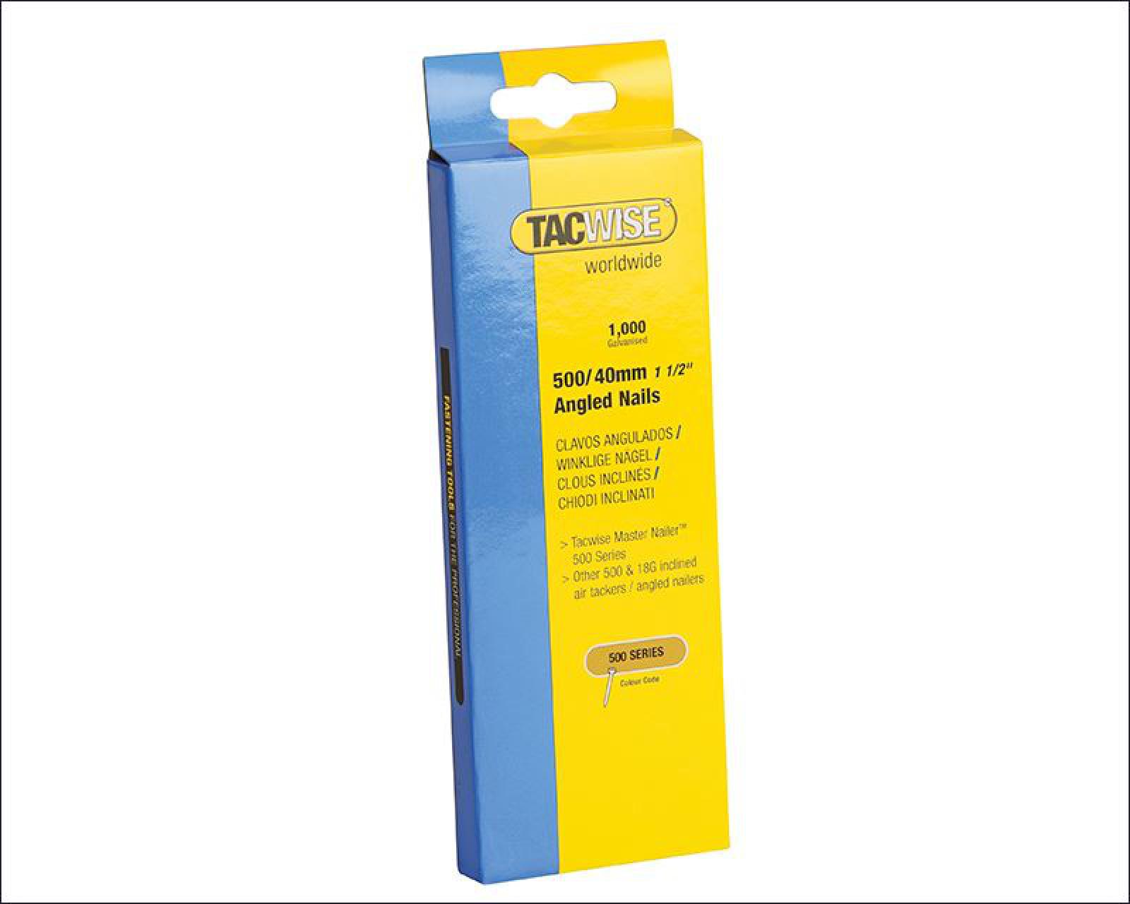 Gauge 40mm Angled Nails (Pack 