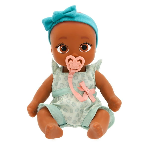 Be Loved Babies Mini Logan Realistic Doll, Soft Skin, Blue Outfit, 9-inch tall, 18M