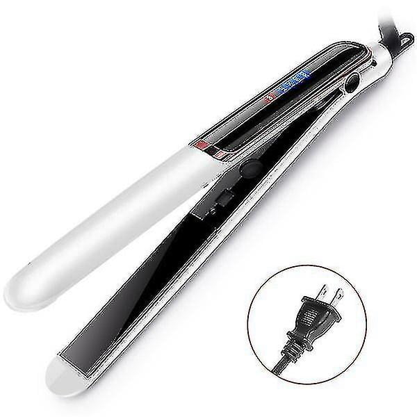 2 In 1 Hair Straightener Flat Iron Led Display For Home Use Portable