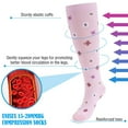thumbnail image 3 of Deago 6 Pairs Compression Socks for Women & Men Circulation Graduated Supports Socks for Nurses, Running, Athletic, Travel, 3 of 9