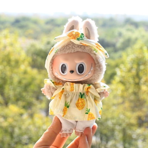 May Huang Ropa De Peluche Para Muñecas Labubu De 17 Cm – Conjunto Navideño Elegante, Fácil De Poner, Ideal Para Coleccionistas Y Regalos