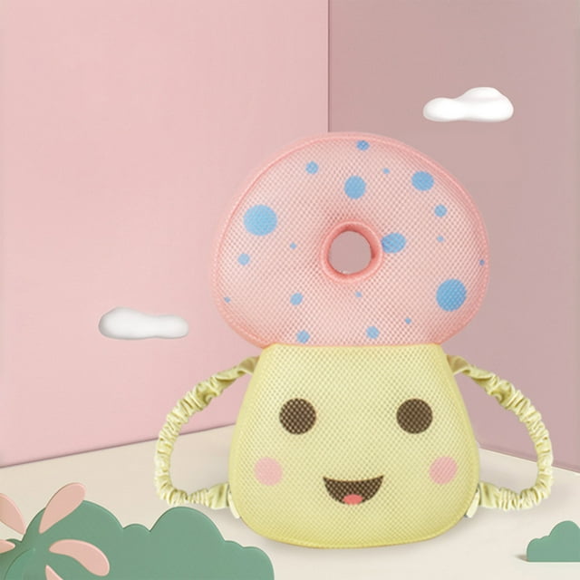 Funda de almohada con reposacabezas pediátrico para niños que aprenden a caminar, prevención de colisiones y almohadilla de protección para la cabeza contra caídas. Almohadilla térmica para aprender a