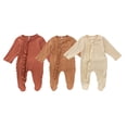 thumbnail image 2 of TheFound Pyjama une Pièce pour Nouveau-Né, Col Rond, Fermeture Éclair, 2 of 8