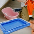 thumbnail image 3 of Eease Summer Pool for Dolls Small Pool Playset Sand Tray Inflate Sand Box for Kids, 3 of 10
