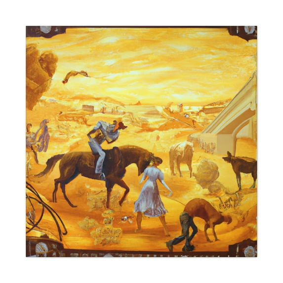 Cattle Ranch Splendor - Canvas