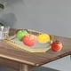 thumbnail image 5 of Bandeja de espejo dorado para perfume, bandejas de decorativas para decoración del hogar, bandejas de tocador de maquillaje, regalo para mamá, Rectángulo Soledad Bandeja base espejo dorado, 5 of 8