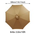 thumbnail image 2 of Housse de Protection, 8 Nervures Remplacement de Parasol 10 Pieds Toile de Remplacement pour Parasol de Jardin Extérieur, Décoration Intérieure, 2 of 8
