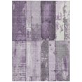 thumbnail image 6 of HomeRoots 623669 9 x 12 ft. Purple & Gray Geometric Washable Transitional Indoor & Outdoor Rectangle Area Rug, 6 of 6
