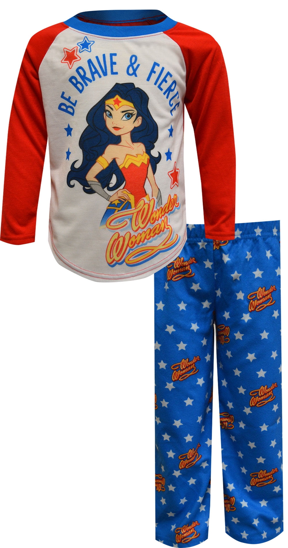2 x Girls size 8  BLUE & PINK  SUPERGIRL summer pyjamas pjs Super Girl NEW 