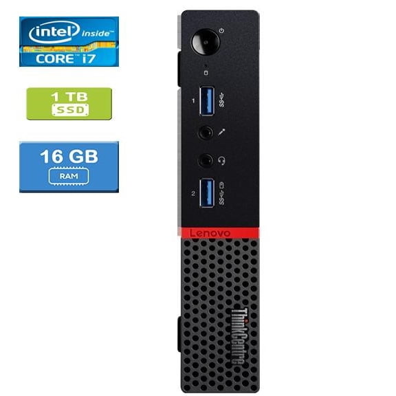 LENOVO M900 TINY Intel Core i7-6700T , 16GB, 1TB SSD, Win 10 Home