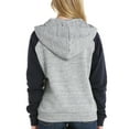 thumbnail image 3 of Doublju Women's Casual Lace Up Pullover Pocket Hoodie With Plus Size, 3 of 4