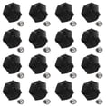 thumbnail image 1 of Uxcell 16 Pcs Flores de Solapa para Trajes de Hombre, Pin de Solapa de 2 Pulgadas para Hombres, Rosas de Tela Satinada Artificial, Broches Boutonnieres para Bodas, Fiestas, Ceremonias, Negro, 1 of 7