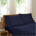 thumbnail image 1 of GDC-GameDevCo 37244 Egyptian Comfort Sateen Sheet Set, Navy Blue - Queen, 1 of 1