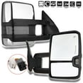 thumbnail image 4 of ECCPP Towing Mirrors for 1999-2002 for Chevy Silverado Sierra Power Heated Chrome Towing Mirrors LED Signal Light Pair Set Mirrors, 4 of 4
