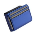 thumbnail image 4 of SaniMore for Samsung Galaxy Z Flip 4 (6.7" 2022) Case, PU Leather Hinge Protection Card Slot Wear-resistant Slim Lightweight Shockproof Anti-fall Shell for Samsung Galaxy Z Flip 4, Blue, 4 of 10