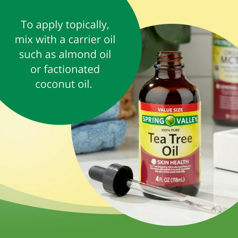 Spring Valley 100% Pure Tree Oil Skin Health, Liquid Supplement, 4 fl oz - Walmart.com